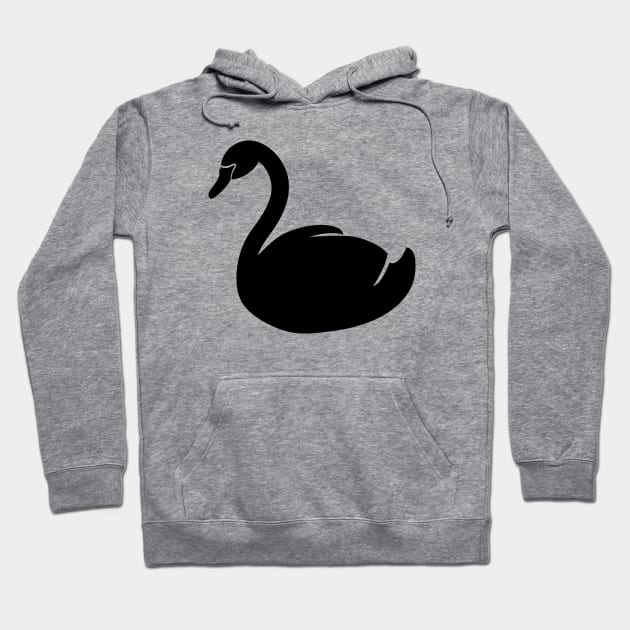 Swan Silhouette Hoodie by KC Happy Shop